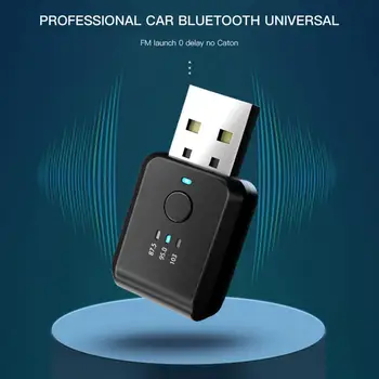 Araç Kiti USB Bluetooth Uyumlu Alıcı Kablosuz Çağrı FM Adaptörü Otomobil parçaları Aksesuarları