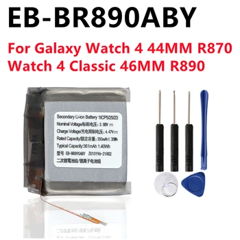 EB-BR890ABY 350mAh Galaxy İzle 4 44MM SM-R870 R875, Galaxy İzle 4 Klasik 46MM R890 SM-R890 R895 R895U + Ücretsiz Araçlar
