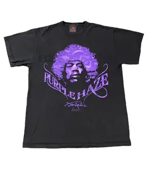 Vintage Zion Rootswear Joni Hendrix Mor Pus T Gömlek