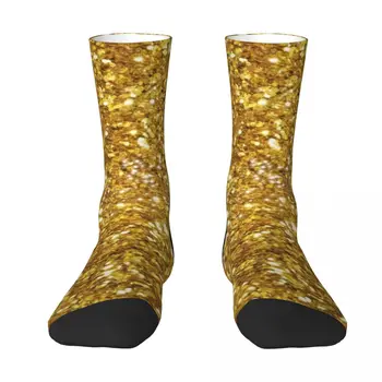 Altın pırıltılı kıvılcım sequins desen Çorap Çorap seti çocuk çorap Koşu çorap çorap estetik Çorap Erkek kadın