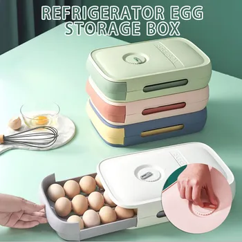 Çekmece Tipi Yumurta saklama kutusu Buzdolabı saklama kutusu Taze Tutma Kutusu Hamur Kutusu Ev Yumurta Tutucu Gıda Depolama Yumurta Kutusu