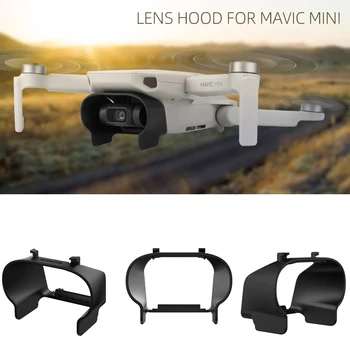 Parlama önleyici lens kapağı DJI Mini 2 / MİNİ SE Güneşlik Güneşlik Lens Hood DJI Mavic Mini Drone Aksesuarları Koruyucu Kapak