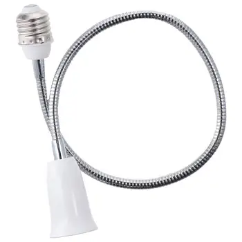 PBT evrensel lamba tutucu Dayanıklı gümüş METAL led enerji tasarruflu lamba hortum tutucu beyaz dönüşüm lamba tutucu Elektrikçi