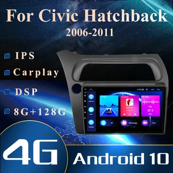 2 din Android 10 Araba Radyo Multimedya Video Oynatıcı Honda Civic Hatchback 2006 2007 2008 2009 2010 2011 2DİN GPS Carplay Otomatik