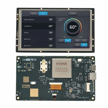 SCBRHMİ 7 İnç LCD TFT HMI Ekran Modülü Akıllı Serisi RGB 65K Renkli dayanıklı dokunmatik panel Muhafaza Olmadan