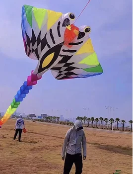 21m Yumuşak uçurtma çok renkli kumaş ekleme paten kolye uçurtma uçurtmalar yetişkinler için açık oyuncaklar Rüzgar çorap windsock şişme uçurtma
