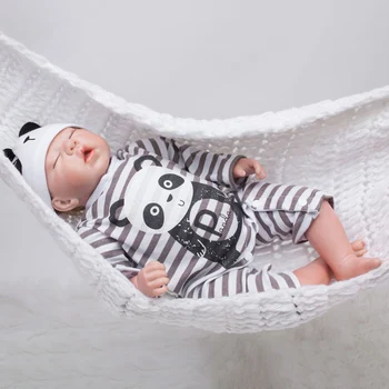 Silikon Bitmiş Bebek Pürüzsüz El Boyalı Giyinmek Bebek Seti Hareketli 3D Fotoğraf Simülasyon Bebek El Yapımı Bebek Arkadaşı Oyuncaklar