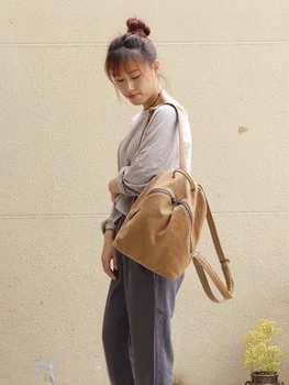 Sanat tuval kadın basit sınıf çanta gün banliyö sırt çantası