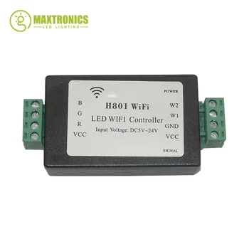H801 RGBW LED WİFİ denetleyici LED RGB Denetleyici DC5-24V giriş 5CH * 4A çıkış 5050 2835 3528 SMD led şerit ışıklı bant şerit