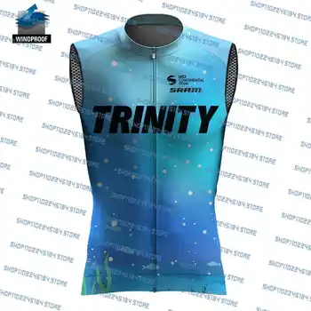 2024 Trinity Yarış Kolsuz Bisiklet Jersey Rüzgarlık Kolsuz Maillot Yol üst giyim Ropa Ciclismo