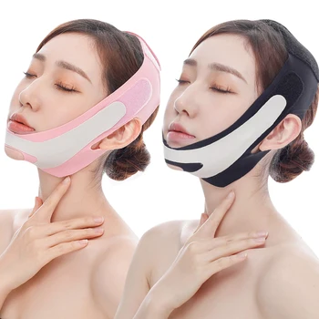 Güzellik için Çene Noktası Tasarımı Yanak Kaldırma Dikişsiz Maske ile Yüz Bandajı