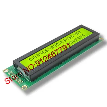 1 ADET 2402 24X2 Karakter LCD modül ekran Ekran LCM Sarı Yeşil LCD LED Arka ışık
