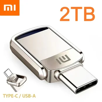 Xiaomi 2TB U Disk 1TB 512GB Kalem Sürücü USB 3.0 Tip-C Arayüzü Cep Telefonu Bilgisayar Karşılıklı İletim Taşınabilir USB bellek