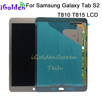 Samsung Galaxy Tab için S2 T810 T815 SM-T810 SM - T815 lcd ekran dokunmatik ekranlı sayısallaştırıcı grup 9.7 inç