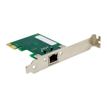 PCI - E X1 Gigabit Tek Elektrik Bağlantı Noktası Sunucusu Ağ Kartı Sunucusu NIC I210-T1 RJ45 Ethernet NIC PC Laptop İçin Malzemeleri