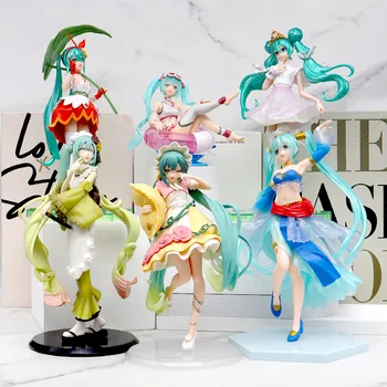 Stokta Hatsune Miku Anime Figürü Kiraz Çiçeği Hayalet Gelecek Sailor Moon Pvc Aksiyon Figürü Kız Modeli Oyuncak Koleksiyonu Hediye Oyuncak