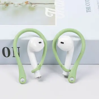 2 ADET anti-kayıp Kulak Kancası Spor Apple AirPods 1 2 3 Pro Uçları Güvenli Kanca Silikon Kablosuz Kulaklık Koruyucu Kulak Kancası