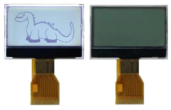 14PİN SPI LCM COG 12864 LCD Ekran ST7567 Denetleyici 3.3 V Beyaz / Mavi Arka ışık