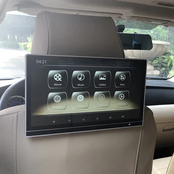 2023 YENİ Araba Marka Logosu Adanmış UI Stil Android 12.0 Kafalık TV MONİTÖRÜ Cadillac Arka Koltuk Eğlence Sistemi