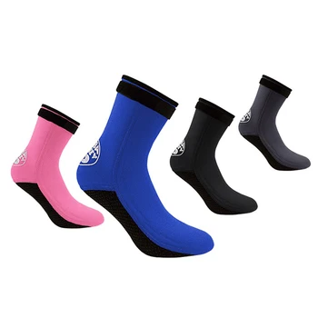 3MM Neopren dalış çorapları Botları Çocuklar / Yetişkin Kaymaz Siyah Tüplü ıslak ayakkabı Yüzme Plaj Su Dişli DEO