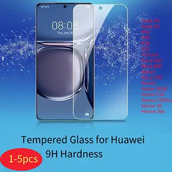 9H 2.5 D HD temperli cam İçin Huawei Not 20 30 P60 50 40 30 Nova9SE Onur V30 tam ekran Ön Koruyucu Film