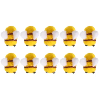 Zanaat Keçe Süslemeleri Dekorasyon Yün Arılar Parti Peluş Süs Kostüm El Sanatları Giyim Topu Kreş Oyuncaklar Duş Dıy Bebek