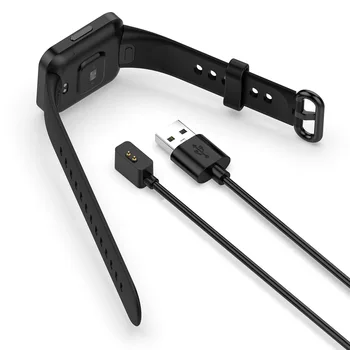 Manyetik akıllı bilezik şarj kablosu USB akıllı saat şarj kablosu 2 Pin şarj kablosu Redmi için İzle 3 Lite / Aktif / Bant 2