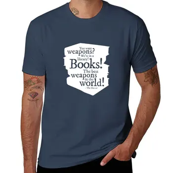 Yeni Kitaplar! Dünyanın en iyi silahları! T-Shirt yeni baskı t shirt komik t shirt siyah erkek t-shirtleri