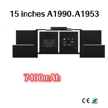 7400mAh Apple laptop batarya İçin MACBOOK PRO 15 inç A1990 A1953 dizüstü pil