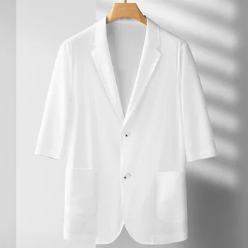 V2148-Gündelik erkek iş tarzı takım elbise, yazlık giyime uygun