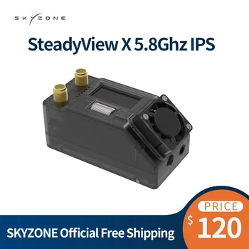 SKYZONE FPV gözlük Ekran Alıcısı SteadyView X 5.8 Ghz IPS SKY04X 04O Aralığı Modülü Mekik Kontrol Yüksek Hassasiyetli FPV Parçaları