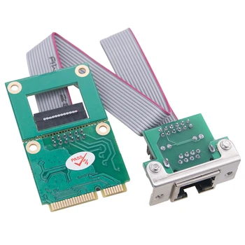 Gigabit Ethernet NIC Adaptörü 10/100/1000M Mini PCI Express Gigabit Ethernet Kartı RJ45 Port LAN NIC Kartı masaüstü bilgisayar