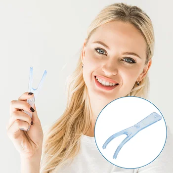 Diş İpi Tutucu Yardım Oral Seçtikleri Değiştirilebilir Diş İpi Tutucu Diş Pensesinde Diş Bakımı Diş İpi Değiştirme Rafı