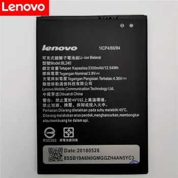 BL240 3300 mAh lenovo için batarya A936 Not 8 Note8 Yedek Batterie Batterij Bateria