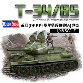 Hobi Patron 84807 1/48 Rus T-34/85 Tankı Plastik Oyuncaklar Montaj Modeli Yapı Kitleri Model Kitleri Hobi DIY