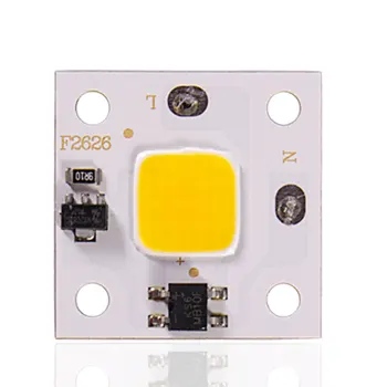 10 adet / grup MİNİ LED COB Çip 220V 10W Akıllı IC Gerek Sürücü LED Ampul Lamba sel ışık Spot Downlight Aydınlatma dikdörtgen