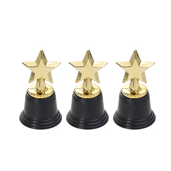 4 adet Altın Ödül Yıldız Kupa Ödül Ödülleri Parti Kutlamaları Töreni Takdir Hediye Ödülleri Futbol