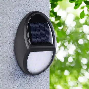 Led güneş enerjisi tasarruflu ışıklar su geçirmez aydınlatma dekoratif akıllı duvar lambası bahçe aydınlatması