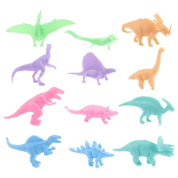 48 adet Dinozor model seti Komik Eğitici Çocuk Oyuncakları Çeşitli Dinozor Modeli Rakamlar