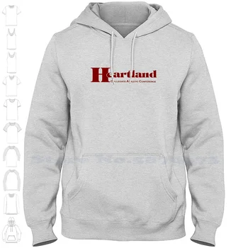 Heartland Collegiate Atletik Konferans Logosu Moda Kazak Hoodie En Kaliteli Grafik %100 % pamuklu kapüşonlar