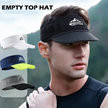 Yaz güneş şapkaları Unisex Pamuk Ayarlanabilir Vizör UV Koruma Golf Koşu Boş Güneş Koruyucu Üst Katı Spor Beyzbol Tenis C H1X5