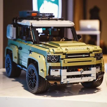 Uyumlu Yüksek Teknoloji Araba Serisi Supercar Land Rover Guardian Off-Road Araç Modeli Yapı Taşları Tuğla 42110 Oyuncaklar çocuklar İçin