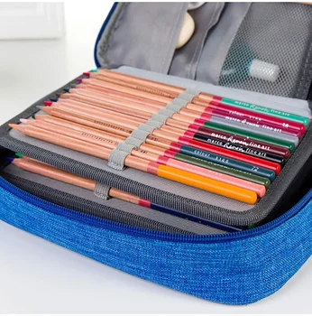 Kalem Tuval Erkek Çantası 72 Depolama Çok Fonksiyonlu Çanta Kutusu Kalem Okul Delik Kırtasiye Çantaları Kız Öğrenci Malzemeleri