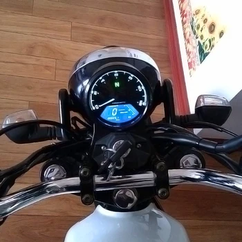 Motosiklet LED Dijital Panel Kilometre Evrensel Ölçer Motosiklet Speeeter metre tezgah Kilometre Sayacı Takometre