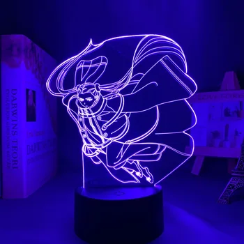 Arpej Mavi Çelik Haruna Led Gece Lambası yatak odası dekoru Gece Lambası doğum günü hediyesi Anime 3d Lamba Arpej Mavi Çelik