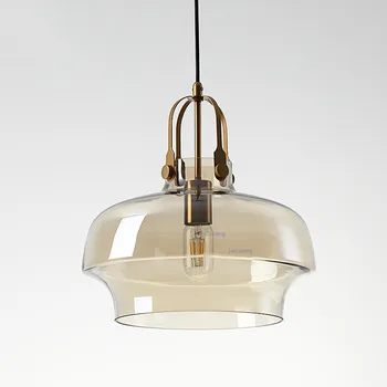 Modern kolye ışık cam süspansiyon armatür çatı kolye lamba mutfak asılı lambalar oturma odası kolye cilası aydınlatma