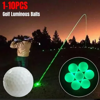 LED Golf Topu Gece Uygulama Eğitim Malzemeleri Mahkemesi Aydınlık Uygulama Topları