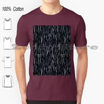 Karlı Bir Akşam Uğramak T-Shirt %100 % Pamuk Erkekler Kadınlar Kişiselleştirilmiş Desen Orman Ağaçları Gece Kar Kış Soğuk Edebi