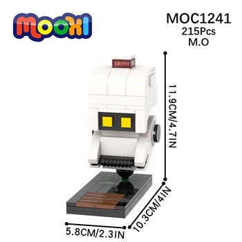 MOC1241 Walle M. O Robot Bilimkurgu Film Klasik Anime Figürü Yapı Taşları Festivali noel hediyesi Tuğla Oyuncaklar Çocuklar İçin Medol
