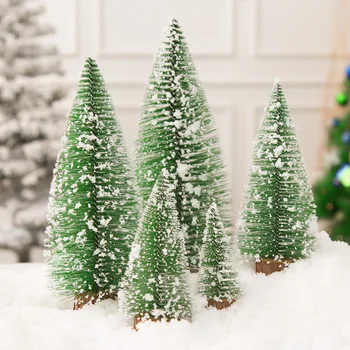 Mini Noel Ağacı Masaüstü Dekor / Vitrin 2023 Noel Hediyesi Ev Süsleri için Noel Süsleri Noel Navidad Yeni Yıl 2024